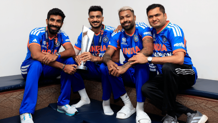 Team India produced a clinical and dominant performance to defeat New Zealand by 96 runs in the final of the ICC Men's T20 World Cup 2026 | X/@BCCI