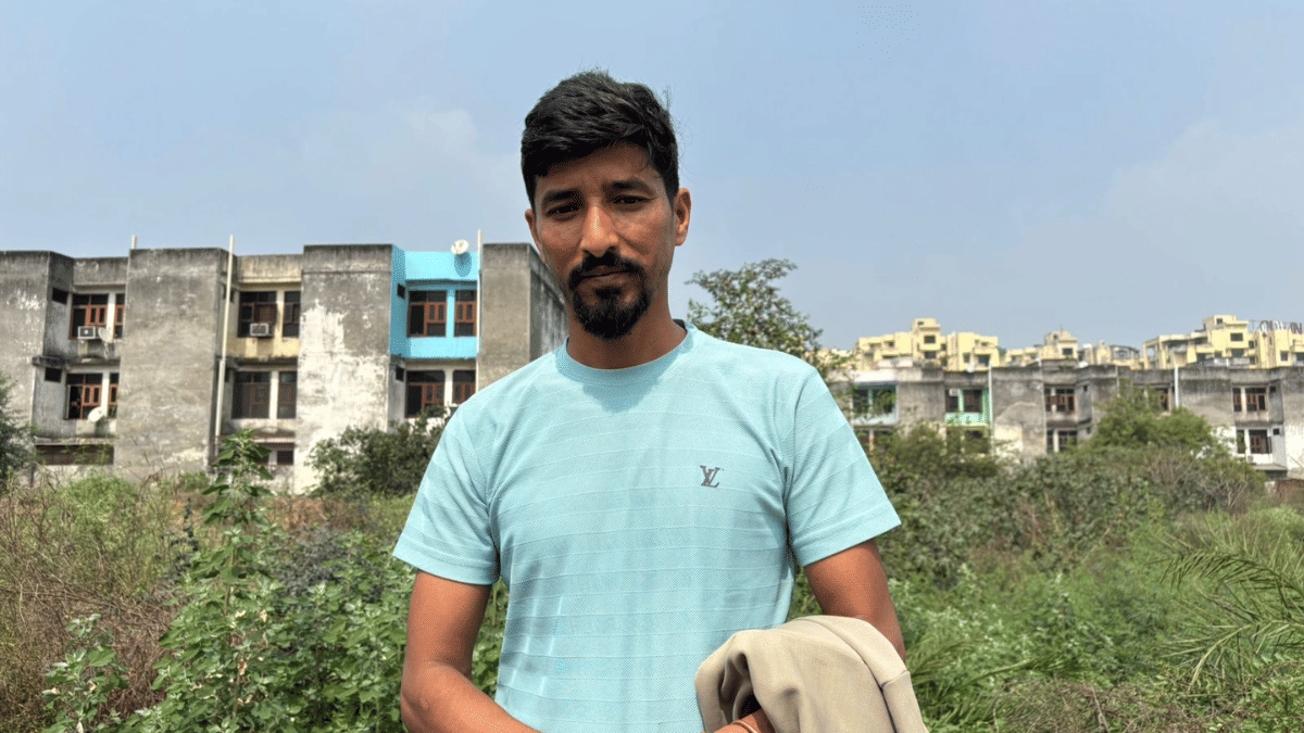 Madhav Prasad, friend of Ganesh and Sohail, who owns a fast food shop in Meerut’s Partapur | Samridhi Tewari | ThePrint 