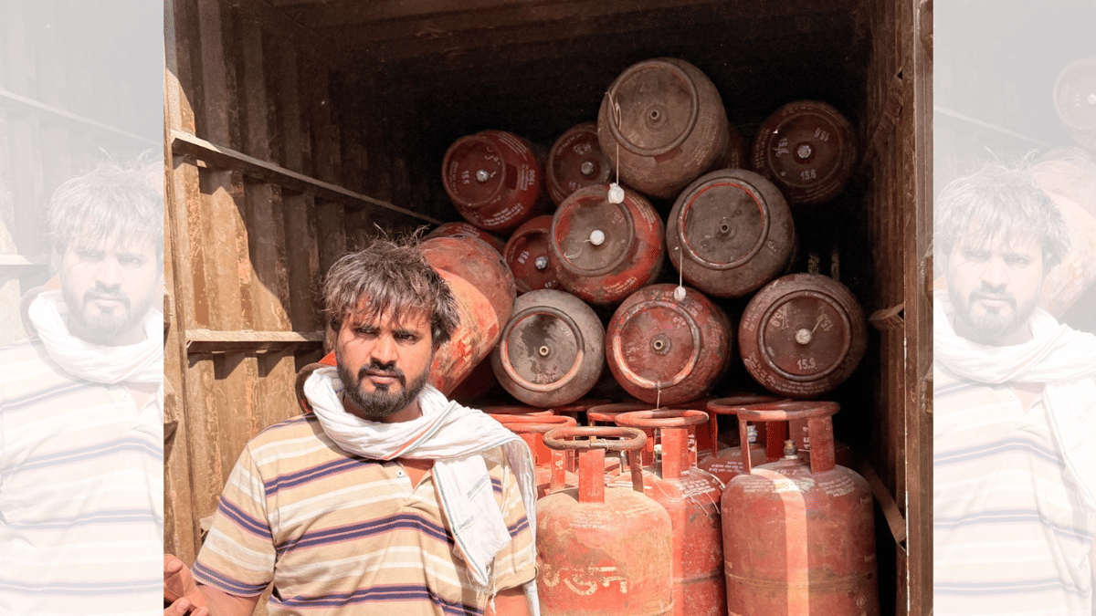 Shahnawaz, who has been running stove shop in Meerut, was arrested with a truck carrying 62 cylinders without a valid licence. | By special arrangement