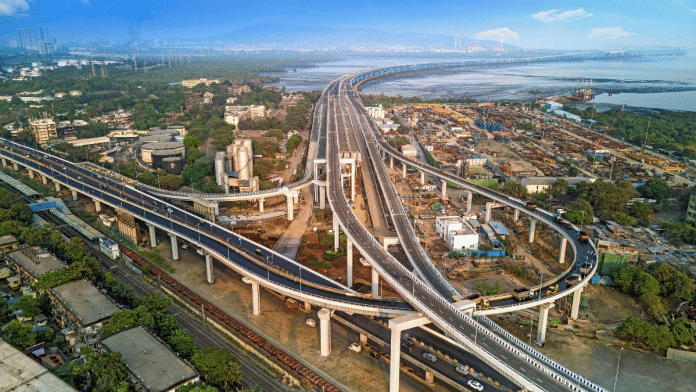 Representational image. A view of Atal Setu in Mumbai. | ANI file photo