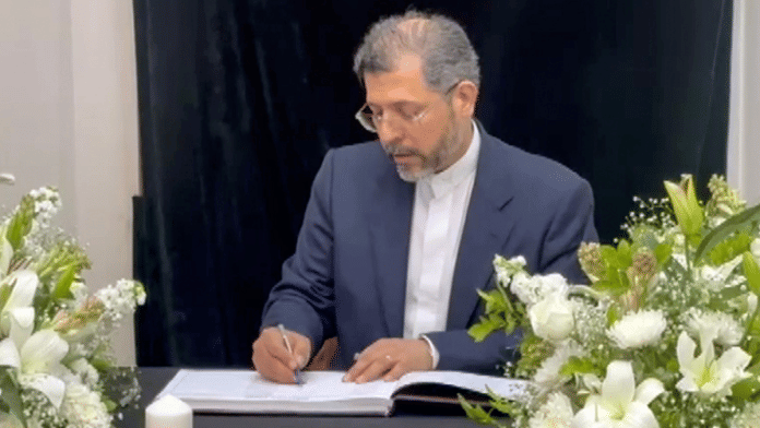 Iranian Deputy Foreign Minister Saeed Khatibzadeh, in New Delhi | Photo: ANI