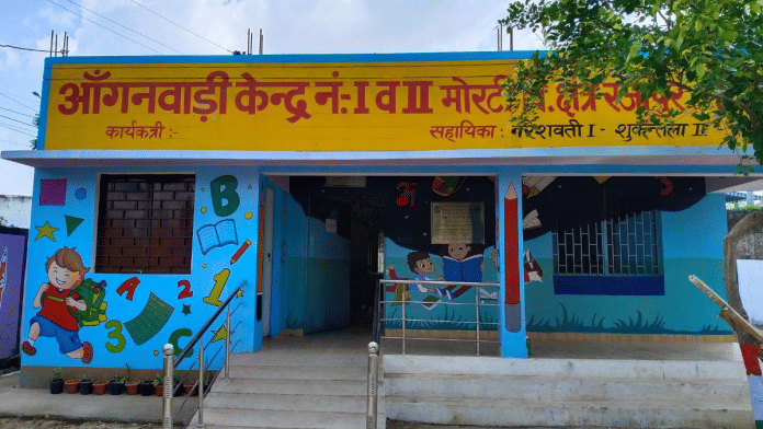 Representational image. Morti Anganwadi centre in at Muradnagar, Ghaziabad. | Almina Khatoon, ThePrint