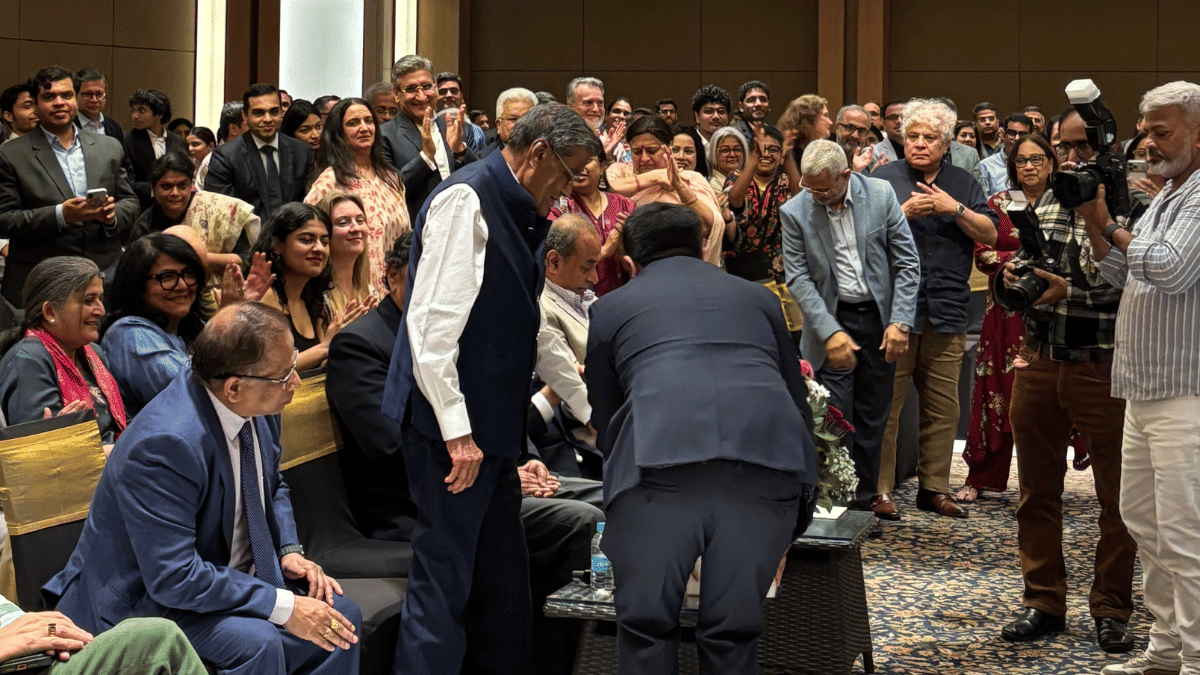 Former Attorney General KK Venugopal at the event | Khadija Khan/ThePrint