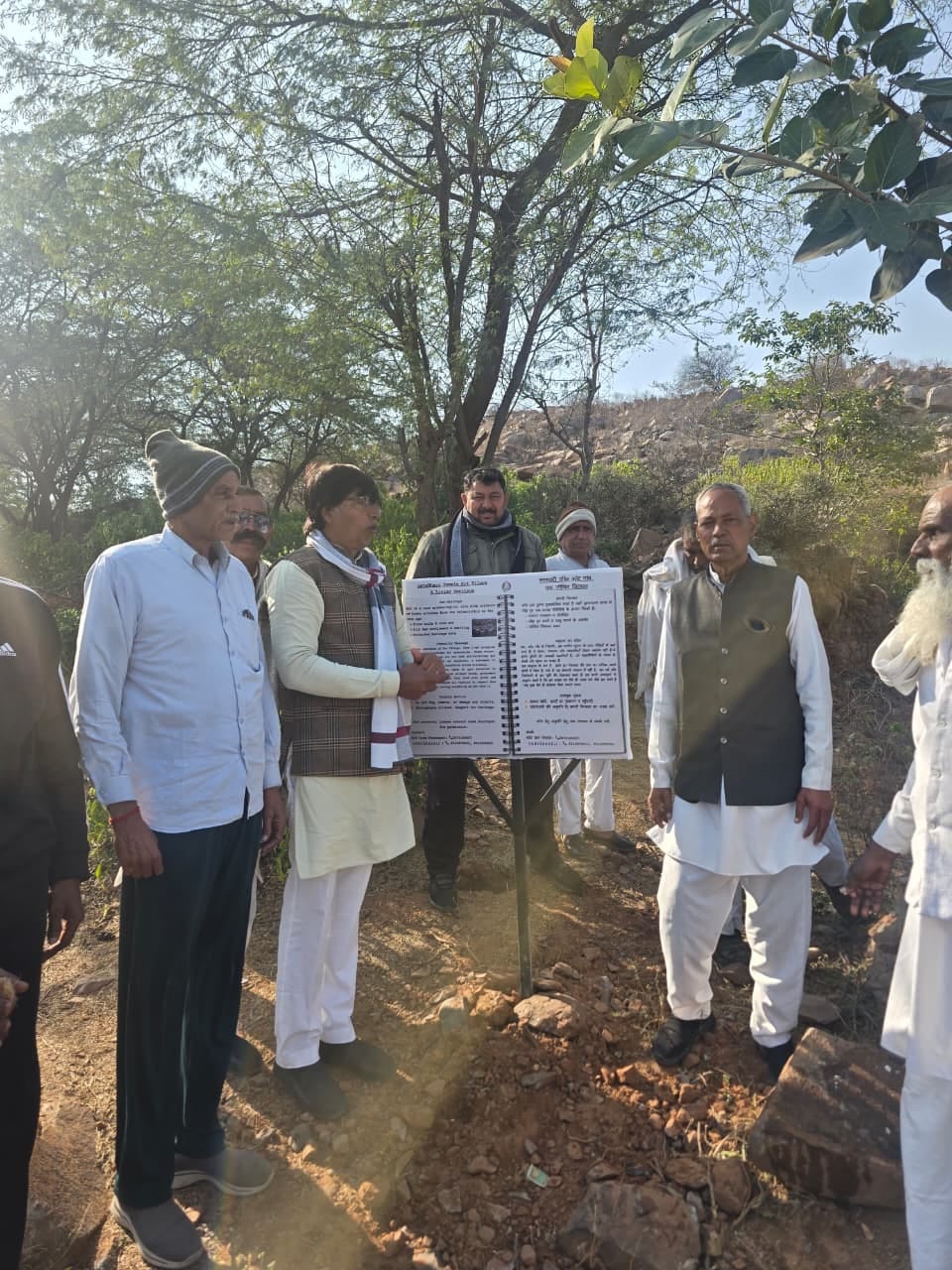 Boards installed by the Vanyāravali Foundation through their outreach and awareness initiatives in the Aravalli region around Faridabad | Shalaish Baisla