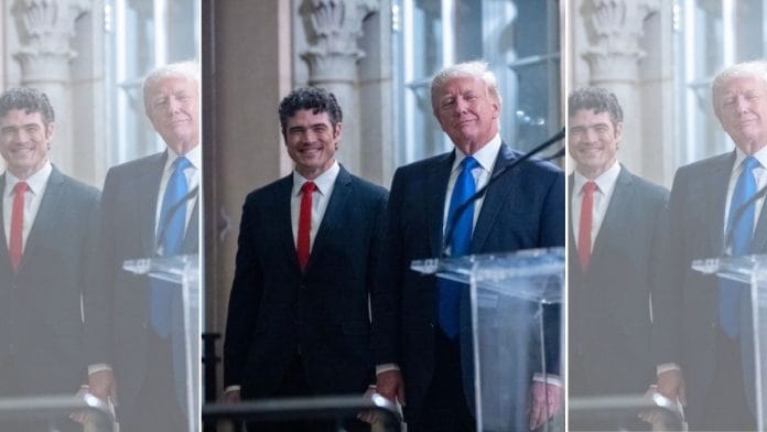 File photo of Joe Kent, director of the US National Counterterrorism Center, and US President Donald Trump | Source: X/@joekent16jan19