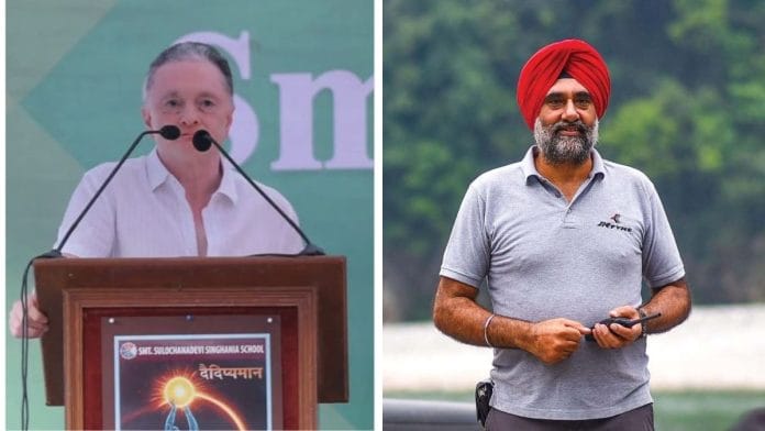 Industrialist Gautam Singhania (left) and rally driver Hari Singh | Photos: X/Instagram