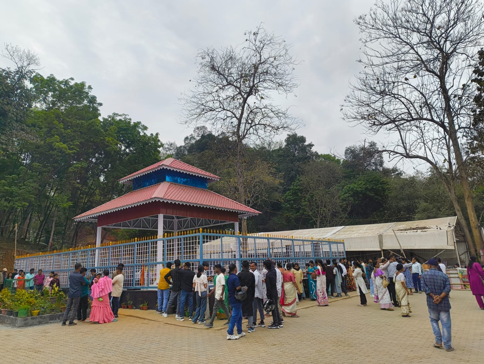 Visitors at Zubeen's cremation site | Sourav Roy Barman | ThePrint