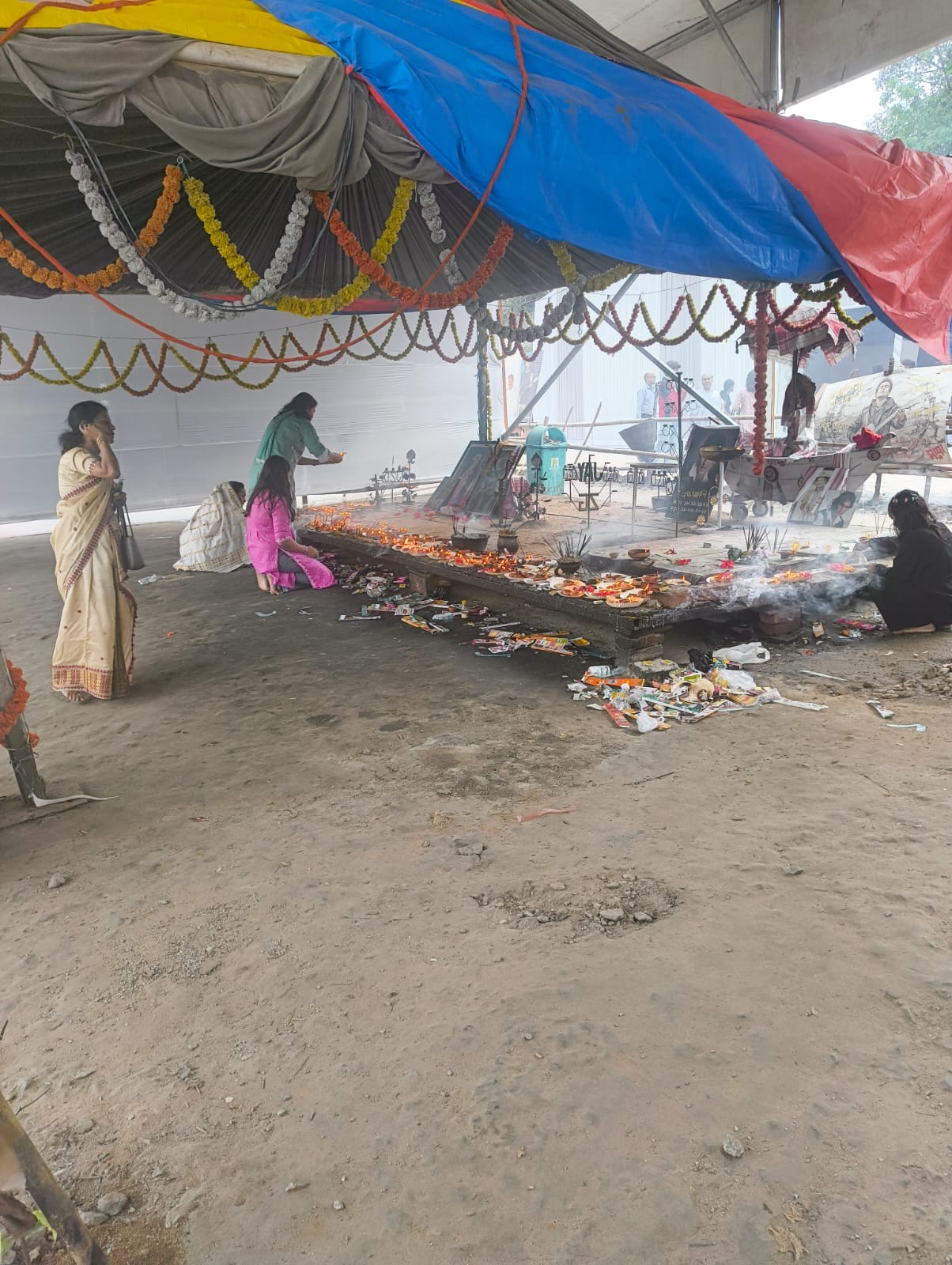 Zubeen Garg's memorial site | Sourav Roy Barman | ThePrint