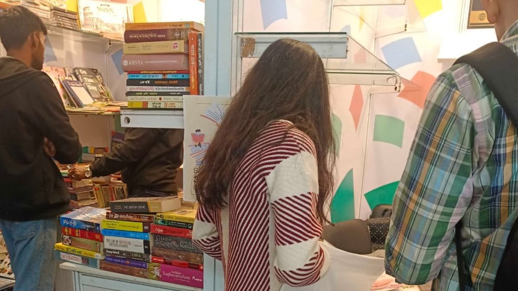 Youngsters and children now have separate sections for their books. Almina Khatoon | ThePrint