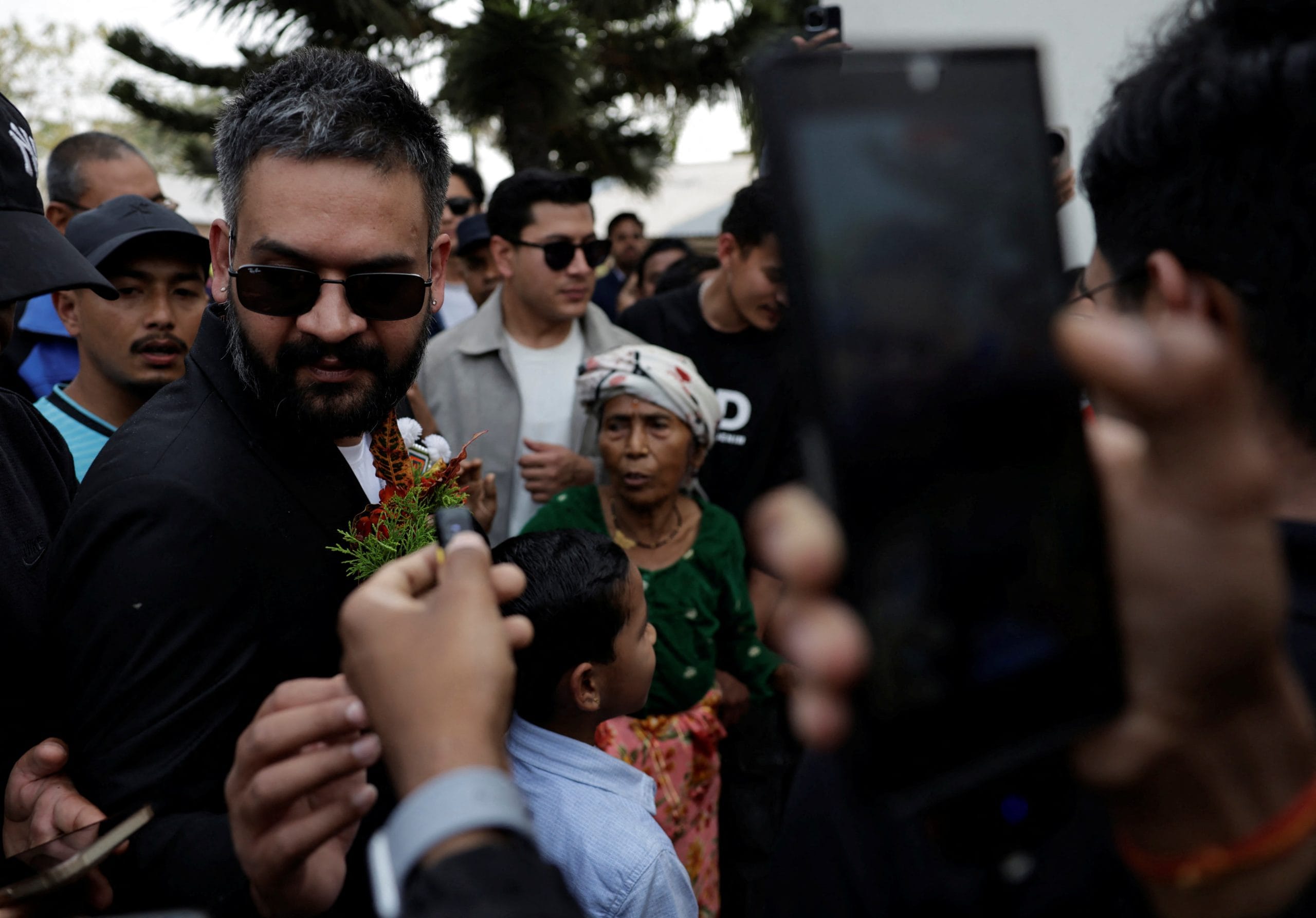 Balendra Shah, rapper-turned-politician and prime ministerial candidate for Rastriya Swatantra Party (RSP), returns after a meeting with locals at the party office ahead of Nepal's general election, in Damak, Jhapa district, Nepal | REUTERS/Navesh Chitrakar