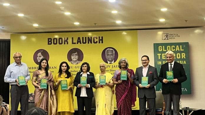 The launch of 'Glocal Terror' by Anju Gupta | Photo: Nootan Sharma, ThePrint