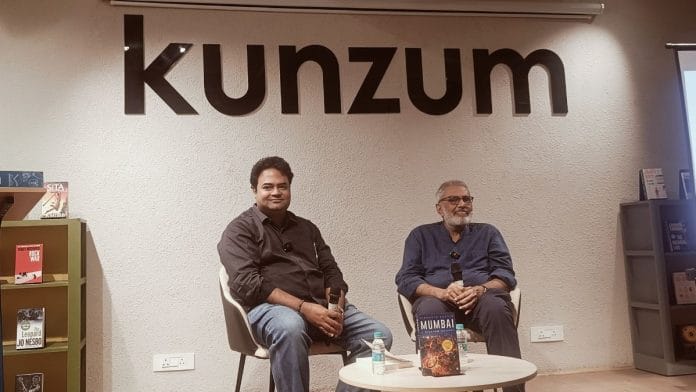 (L-R) Rishi Majumder and Siddharth Bhatia at Kunzum bookstore, Delhi | Photo: Krishan Murari, ThePrint