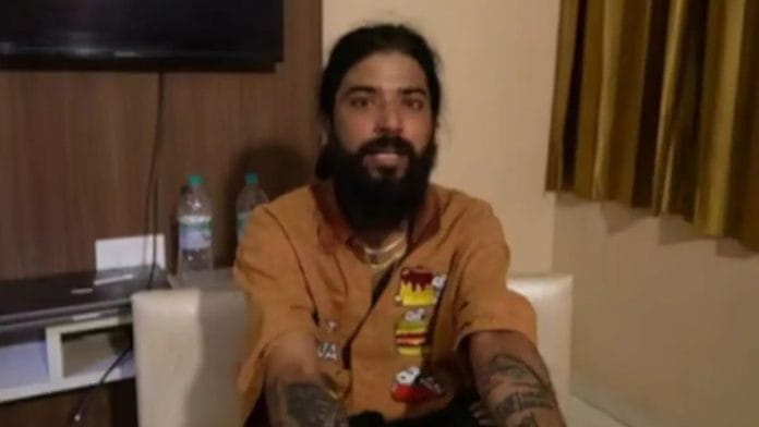 Screengrab from Anurag Dobhal’s YouTube video posted on 4 March.