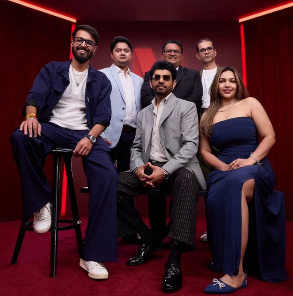 The team of Hello Bacchon, which released 6 March. Creator Abhishek Yadav (second from left) called it his ‘propaganda’ outing | Photo: Instagram/@yadavkiebaaraat