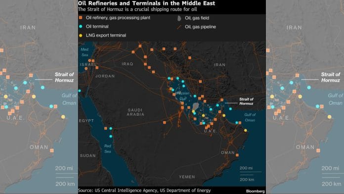 Oil refineries and terminals in the Middle East | Bloomberg
