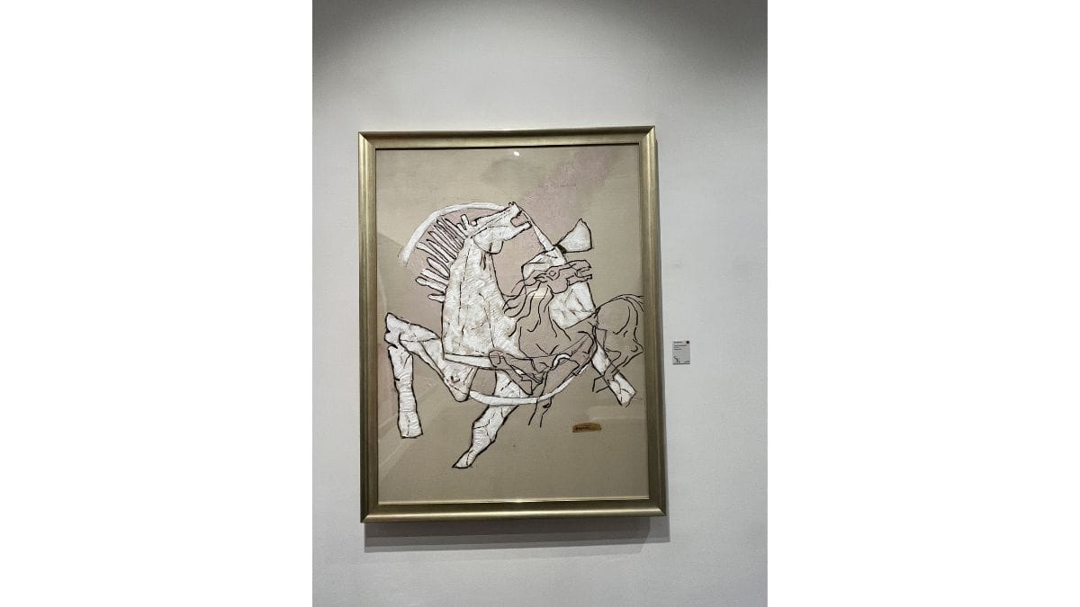 MF Hussain's painting | Insha Waziri, ThePrint