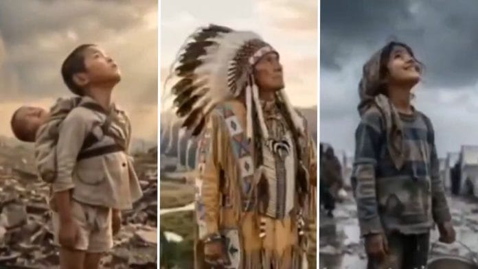 Stills from latest AI video shared by Fars News | X