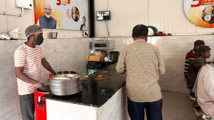 At the Nehru Nagar Atal Canteen in Delhi