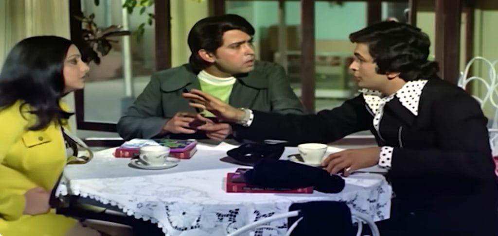 Vikram, Ajay, and Nisha plot their prank extortion in Khel Khel Mein 