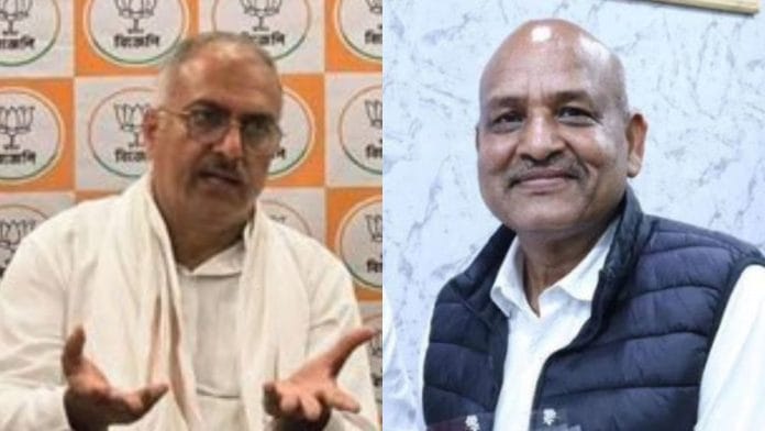 File photos of BJP's Sanjay Bhatia & Congress’s Karamvir Singh Boudh, who secured victories in the Rajya Sabha election | X, Instagram