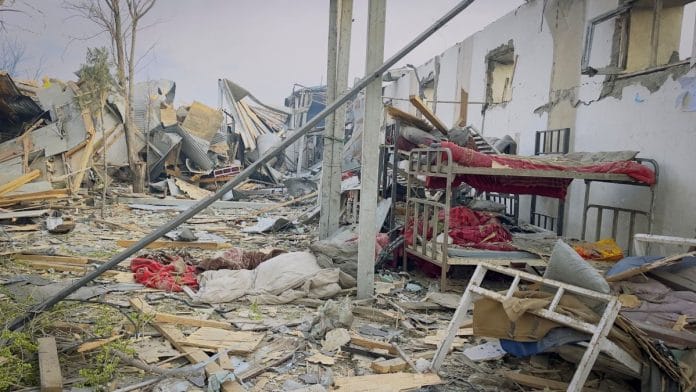 Debris in a ward of a drug users rehabilitation hospital destroyed in what the Taliban said was a Pakistani air strike in Kabul, Afghanistan, 17 March, 2026 | REUTERS/Sayed Hassib