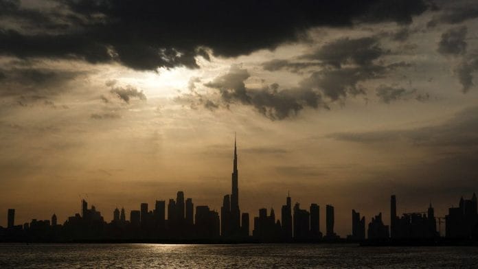 A general view of the Dubai skyline, with Burj Khalifa visible, amid the US-Israel conflict with Iran, in United Arab Emirates | 6 March, 2026 | REUTERS/Amr Alfiky