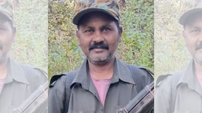 File photo of Maoist commander Papa Rao, who is set to surrender Tuesday | By special arrangement
