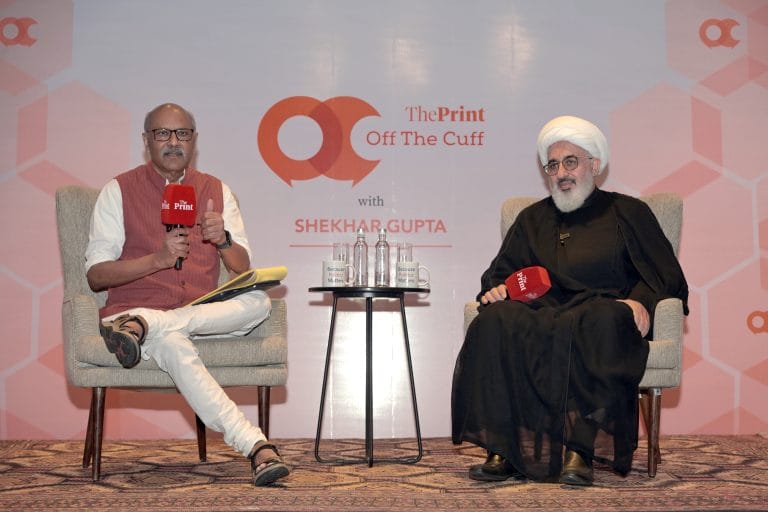 ThePrint Off The Cuff with Abdul Majid Hakeem Ilahi, Iran Supreme Leader’s envoy to India