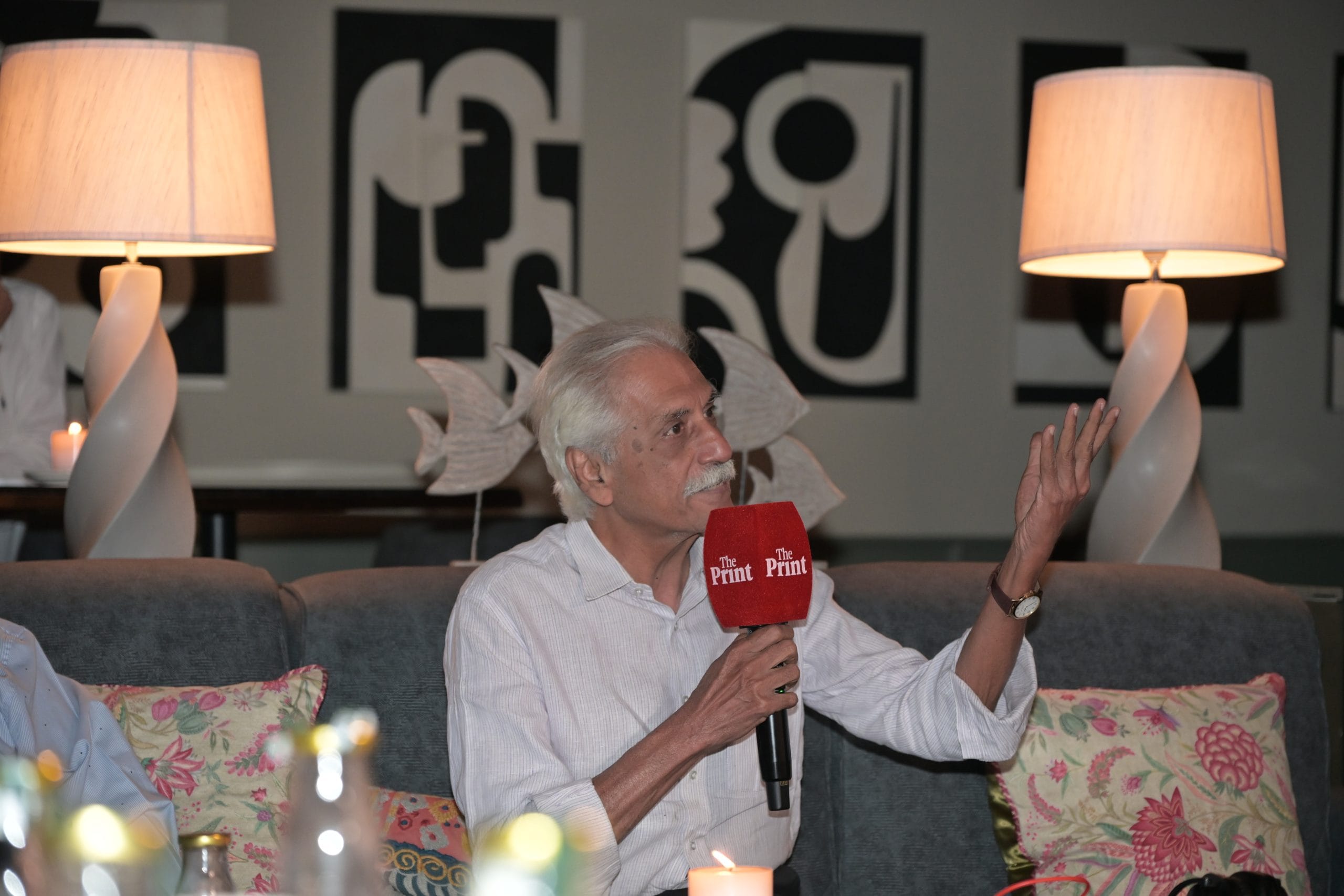 Ayaz Memon, Indian sports writer and journalist.at ThePrint OTC in Mumbai. | Suraj Singh Bisht/ThePrint