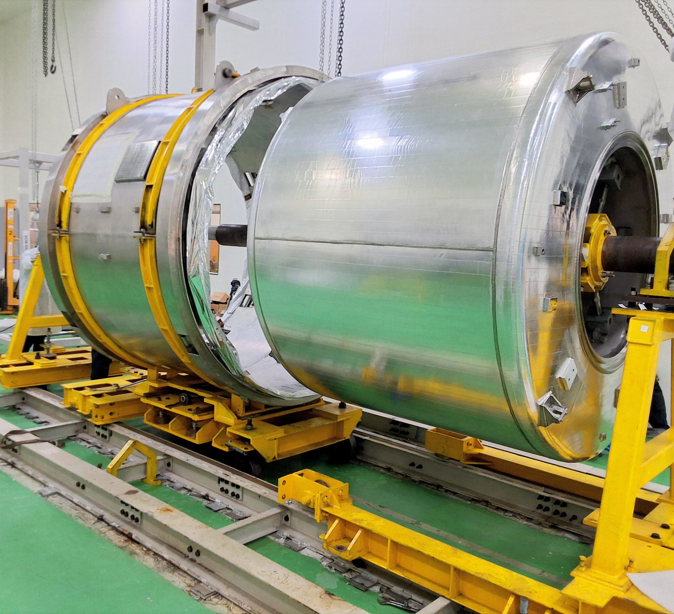 The indigenous MRI magnet during the development process | Photo: By special arrangement