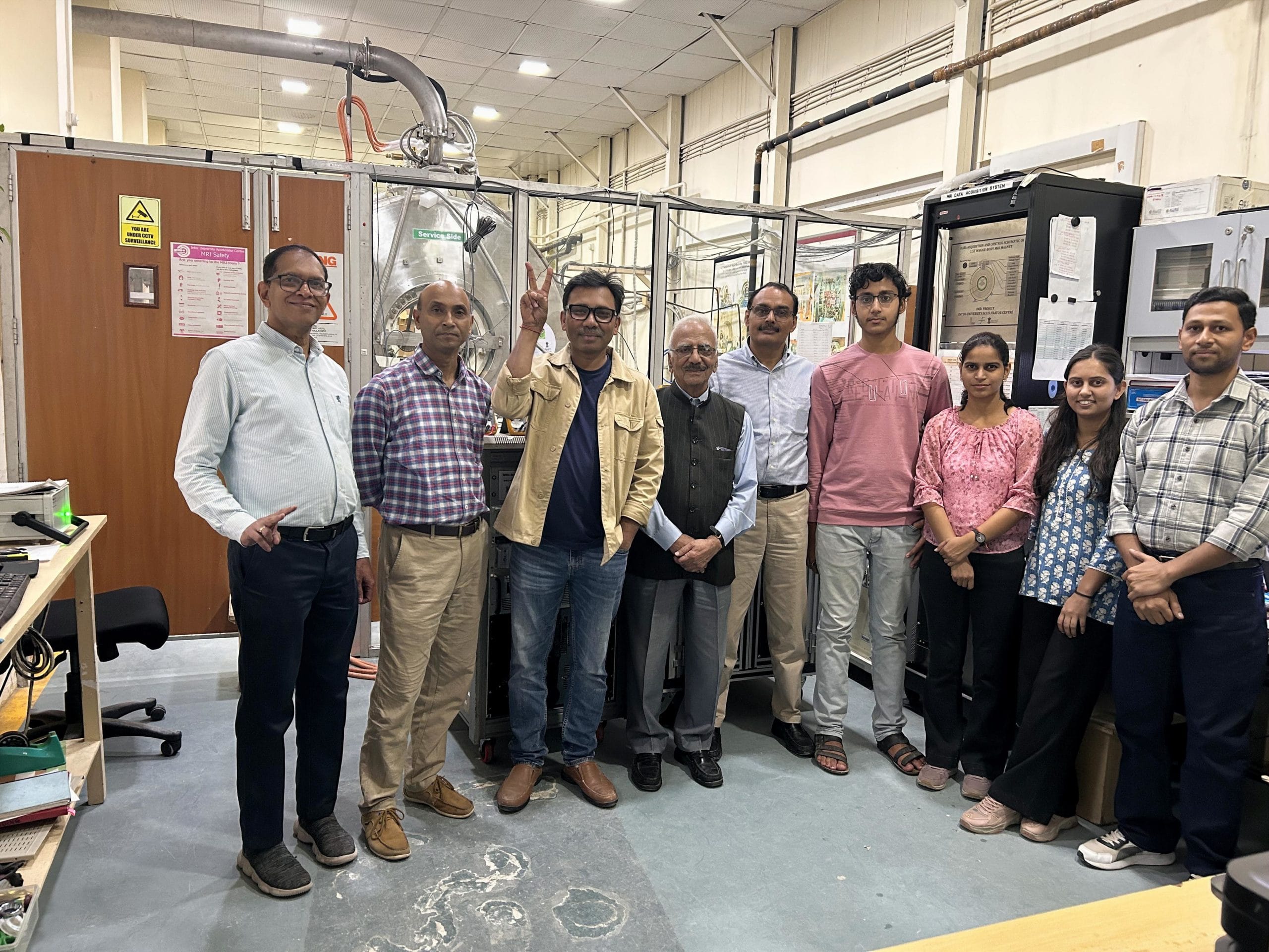 The IUAC team that worked on the IMRI magnet project with SAMEER | Photo: By special arrangement