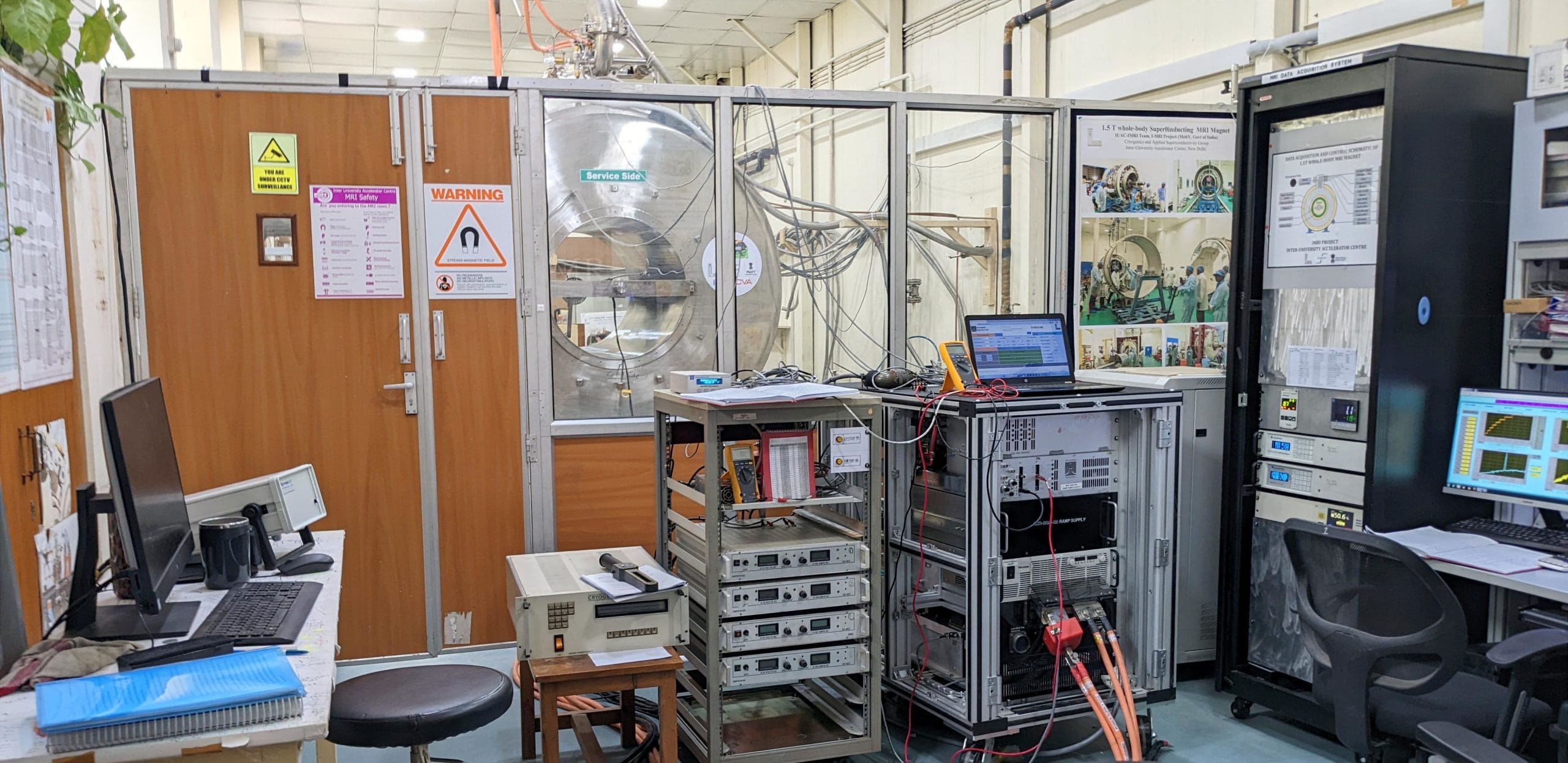 The ground-floor laboratory at IUAC where the magnet is currently stored | Photo: By special arrangement