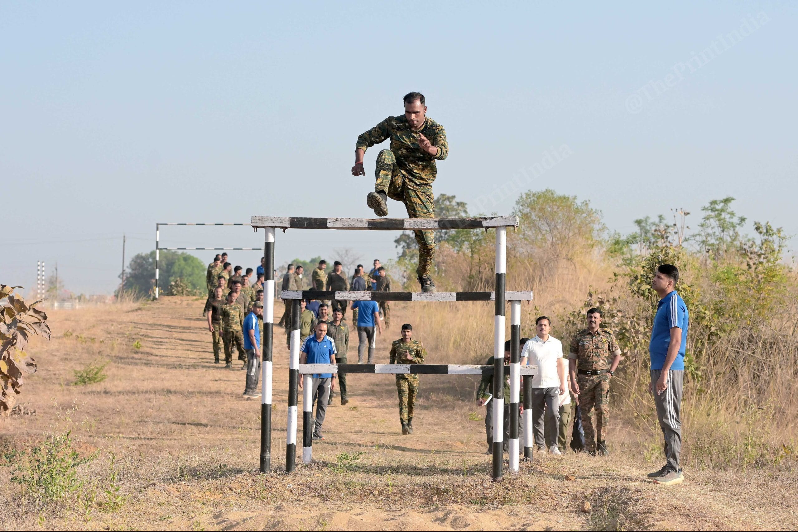 Personnel from MP’s elite anti-Maoist unit, Hawk Force, undergo rigorous training. The unit has been instrumental in helping the state counter Left Wing Extremism | Suraj Singh Bisht | ThePrint