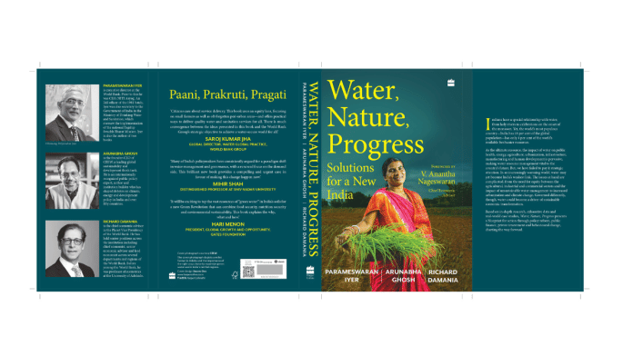 Book cover of Water, Nature, Progress: Solutions for a New India, a HarperCollins India publication | By special arrangement