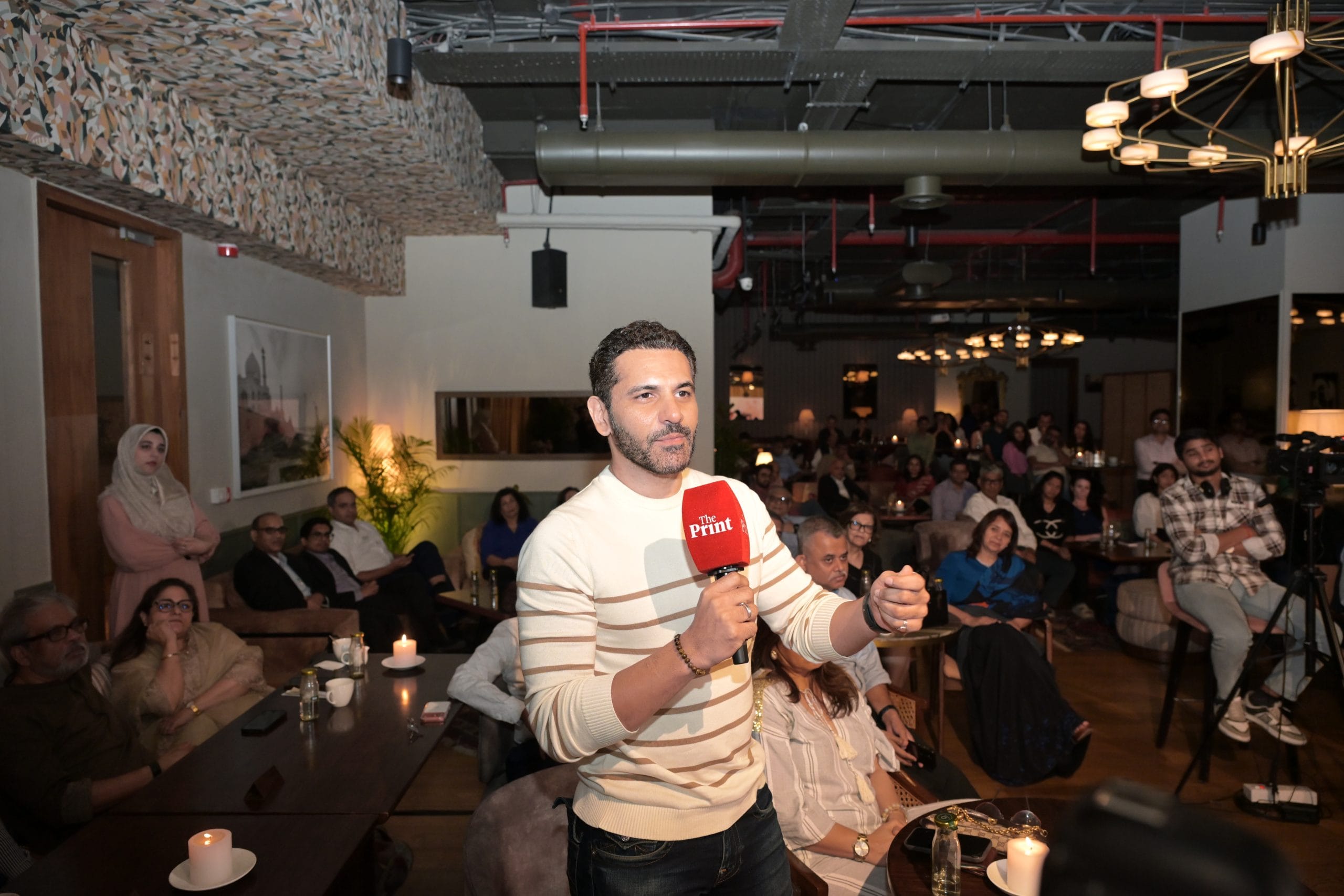 Rahul Jagtiani, Founder and Managing Partner, Plush Ventures, at ThePrint OTC in Mumbai. | Suraj Singh Bisht/ThePrint