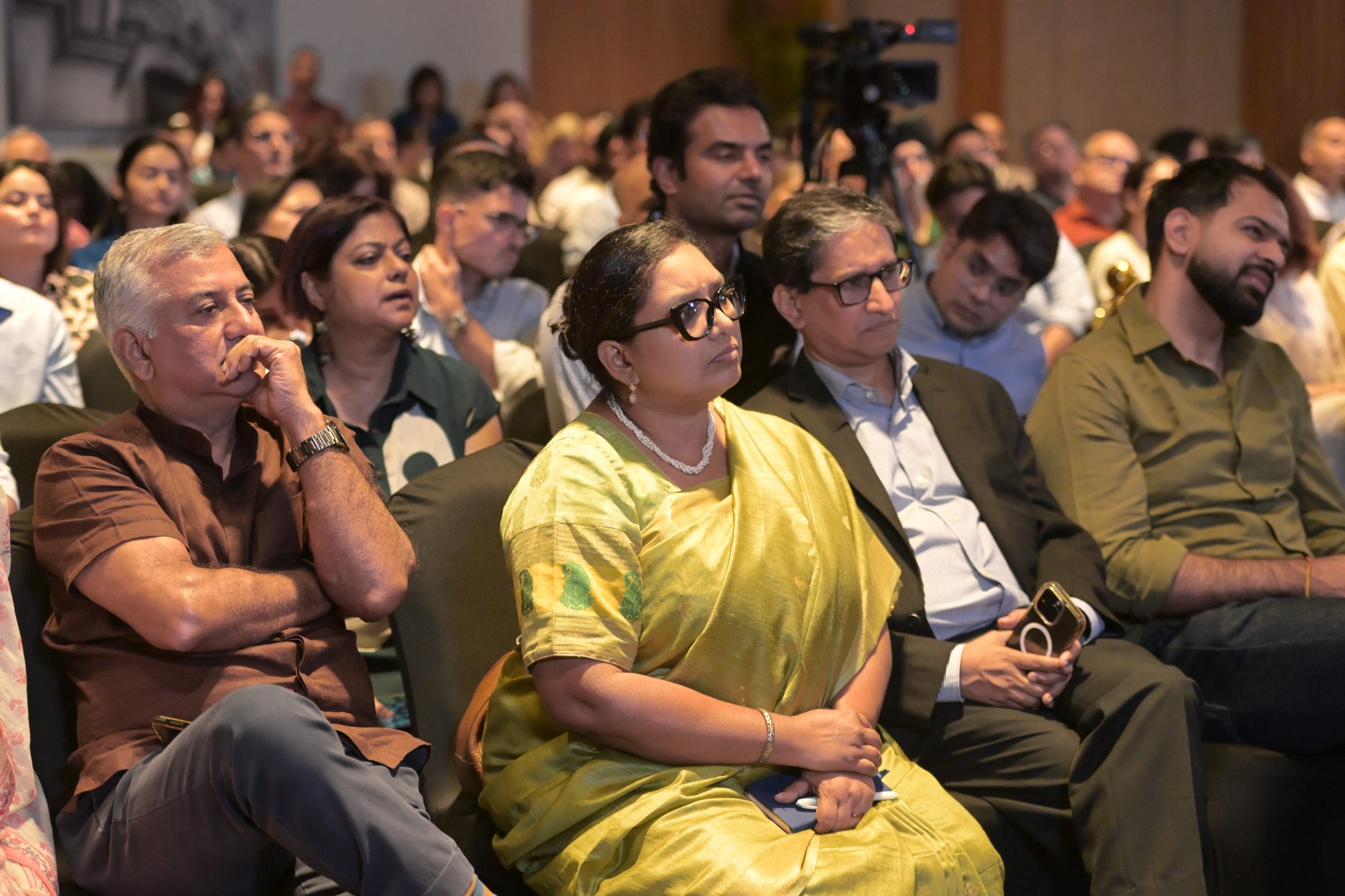 Members of the audience at ThePrint Off The Cuff | Suraj Singh Bisht | ThePrint