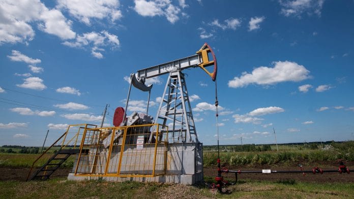 A view shows an oil pump jack outside Almetyevsk, in the Republic of Tatarstan, Russia July 14, 2025. | REUTERS/Stringer/File Photo