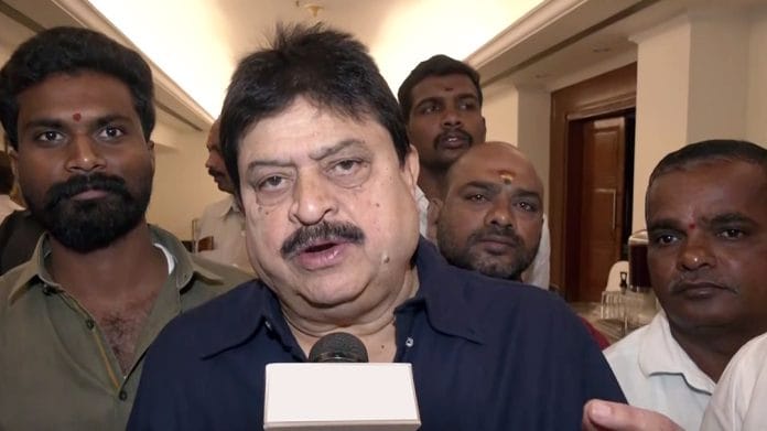 File photo | Telangana BJP Chief Ramchander Rao | ANI Video Grab