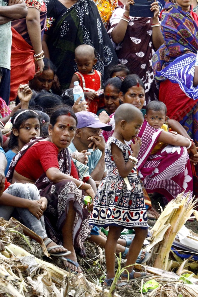 Large number of party supporters arrives to see the rally at Kanthi in east Medinipur, West Bengal | Praveen Jain | ThePrint
