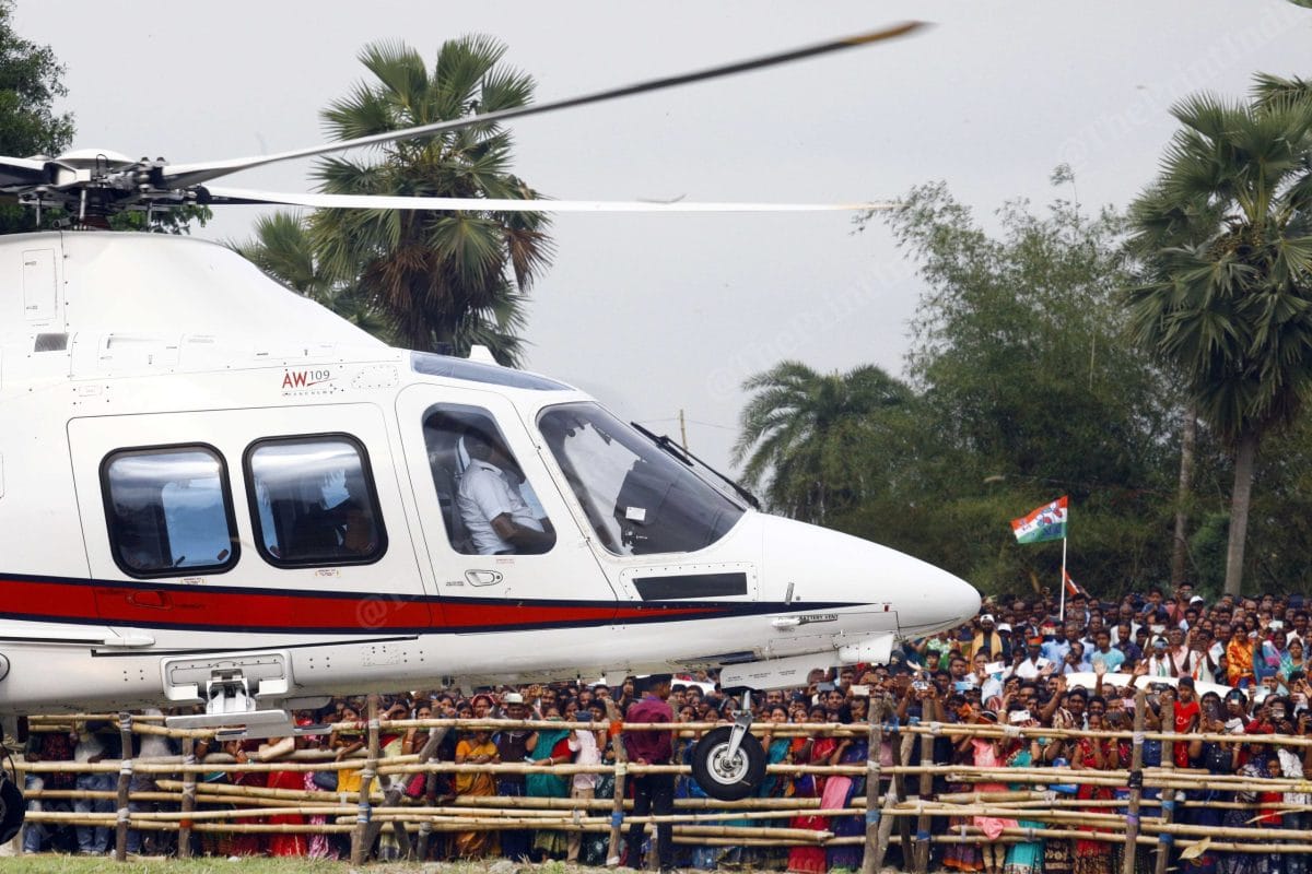 TMS leader Abhishek Banerjee leaves after addressing his rally | Praveen Jain | ThePrint
