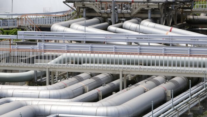 Pipelines at Jera Co.'s Futtsu Thermal Power Station in Futtsu, Chiba Prefecture, Japan, on Thursday, May 8, 2025. Jera is Japans largest liquefied natural gas buyer and top utility. | Photographer: Kiyoshi Ota/Bloomberg