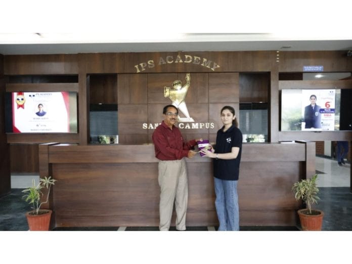 IPS Academy North Campus MBA Student Shines in DAVV Merit List with 6th Rank