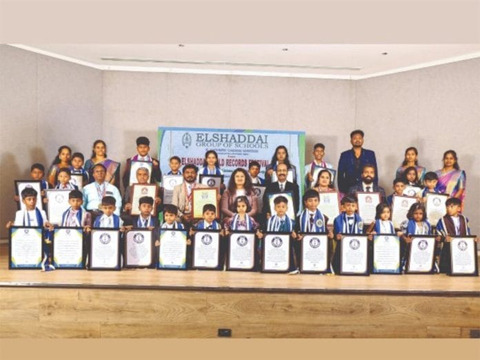 Young Minds set Elite World Records: Elshaddai Group of Institutions Scribes History at Landmark Festival