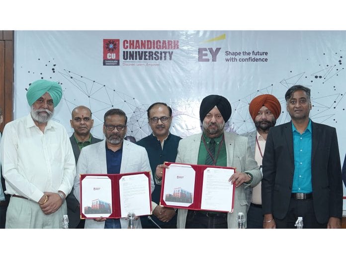 EY India Certificate Courses to make Chandigarh University's Students of MBA & BBA Programs Job-ready with real-world skills in AI, Analytics, Finance