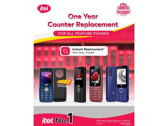 itel Announces Counter Replacement for Feature Phones - Celebrating 10 Years of Its Presence in India