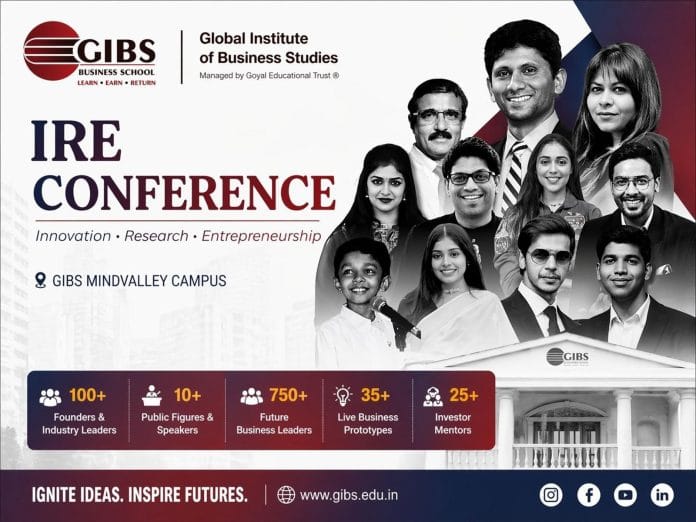 GIBS IRE Conference 2026 Showcases Innovation with Venkatesh Prasad & 36 Student Team-Led Innovative Prototypes at Bangalore