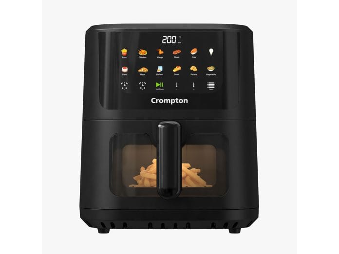 Crompton Launches Ameo Pro 5.5L Air Fryer with Even Heating Technology for Consistent Cooking