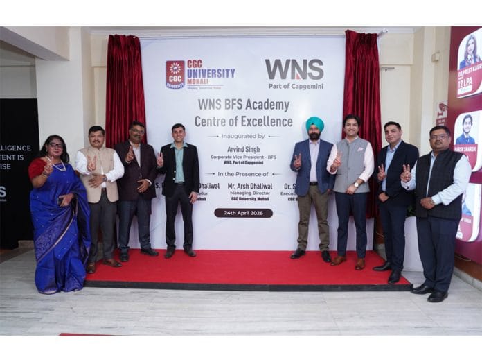 WNS Launches India's Largest BFS Centre of Excellence at CGC University, Mohali