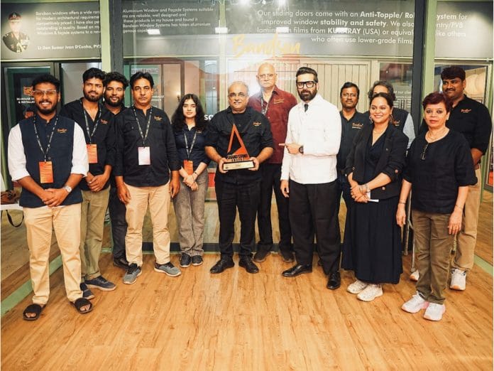 Bandson Windows, a Pioneer in Premium Fenestration, wins the Grandstand Jury Award in the Gold Category at Ace Reflect Goa