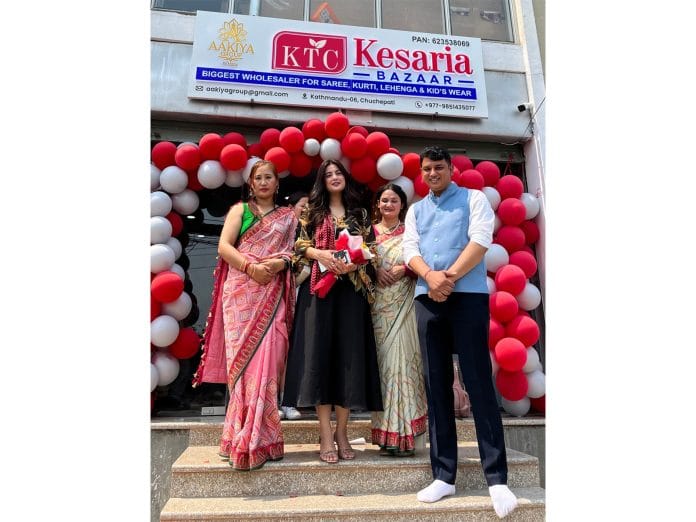 Ritesh Modi's Kesaria Textile Company Launches Kesaria Bazaar in Nepal, Its First International Wholesale Franchise in Kathmandu